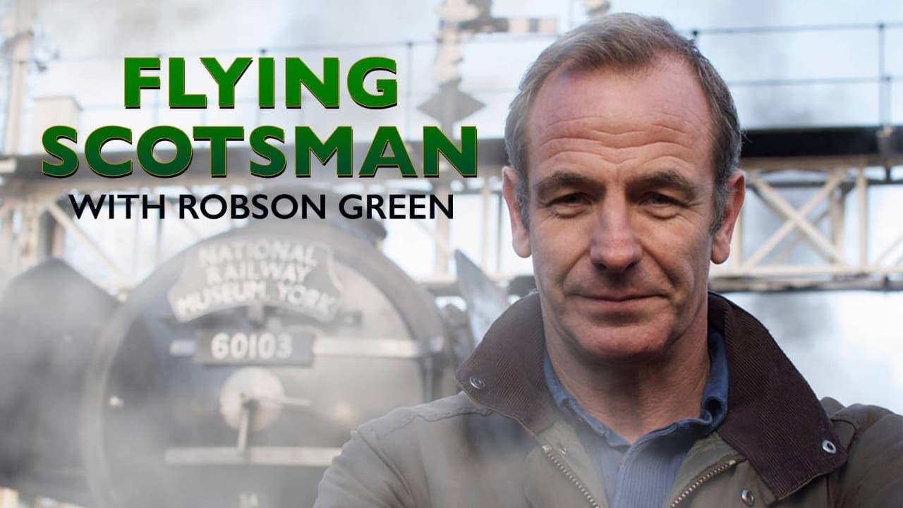 Flying Scotsman with Robson Green backdrop