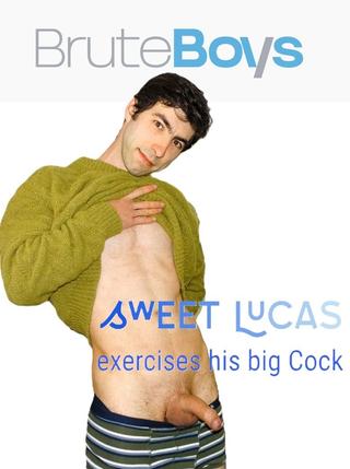 Sweet Lucas exercises his big cock poster