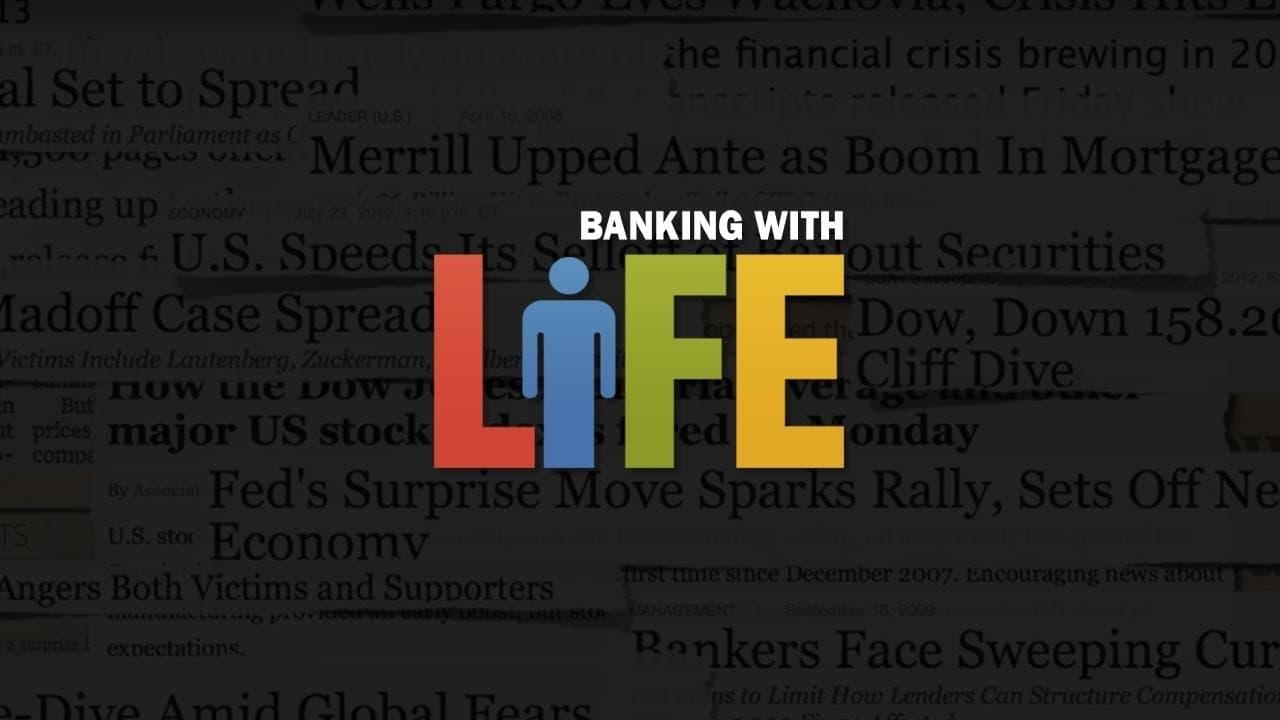 Banking with Life backdrop