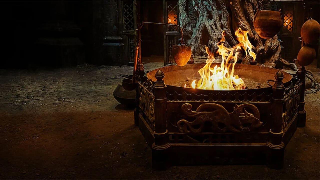 The Witcher: Fireplace backdrop