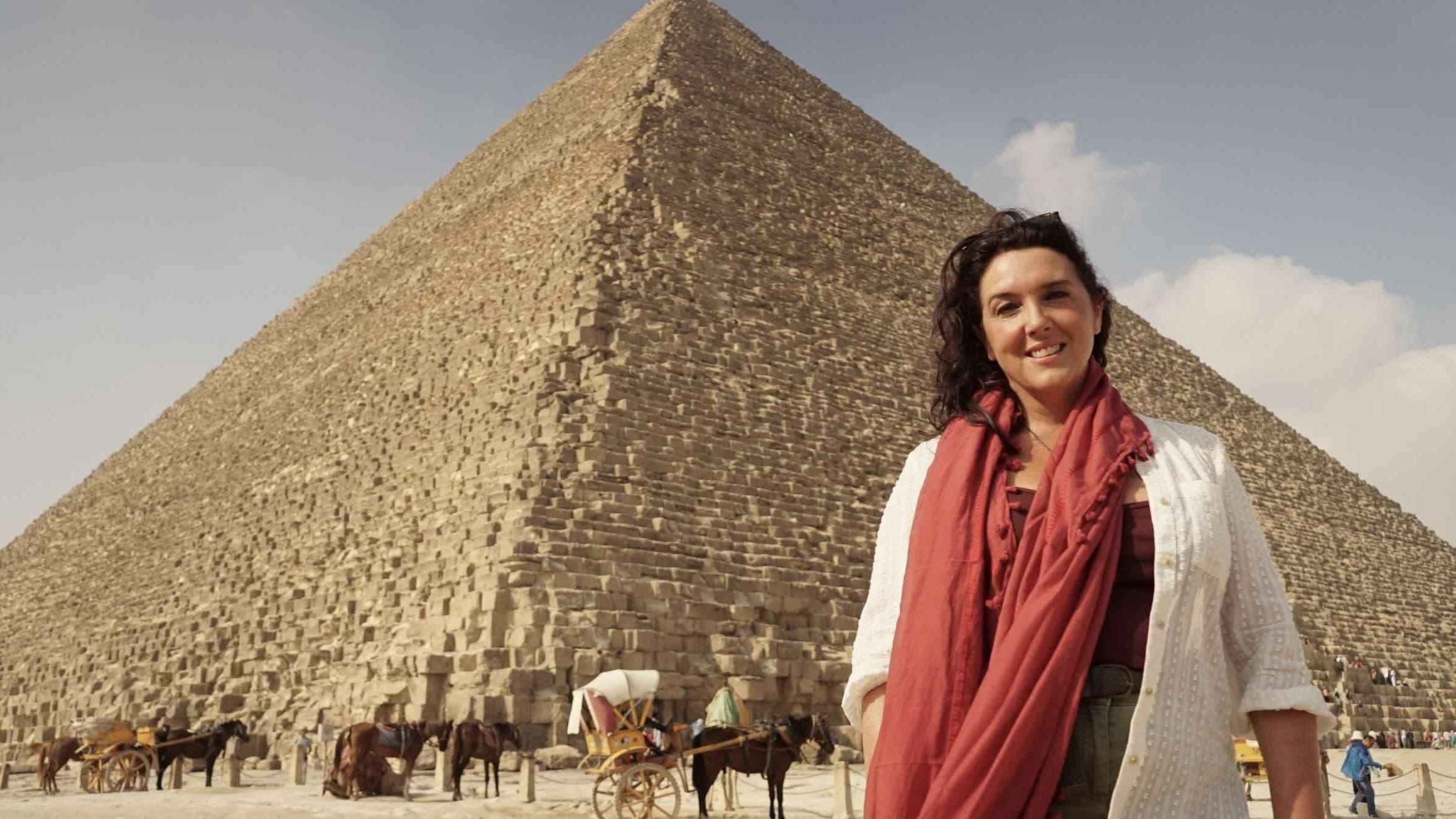 The Nile: Egypt's Great River with Bettany Hughes backdrop