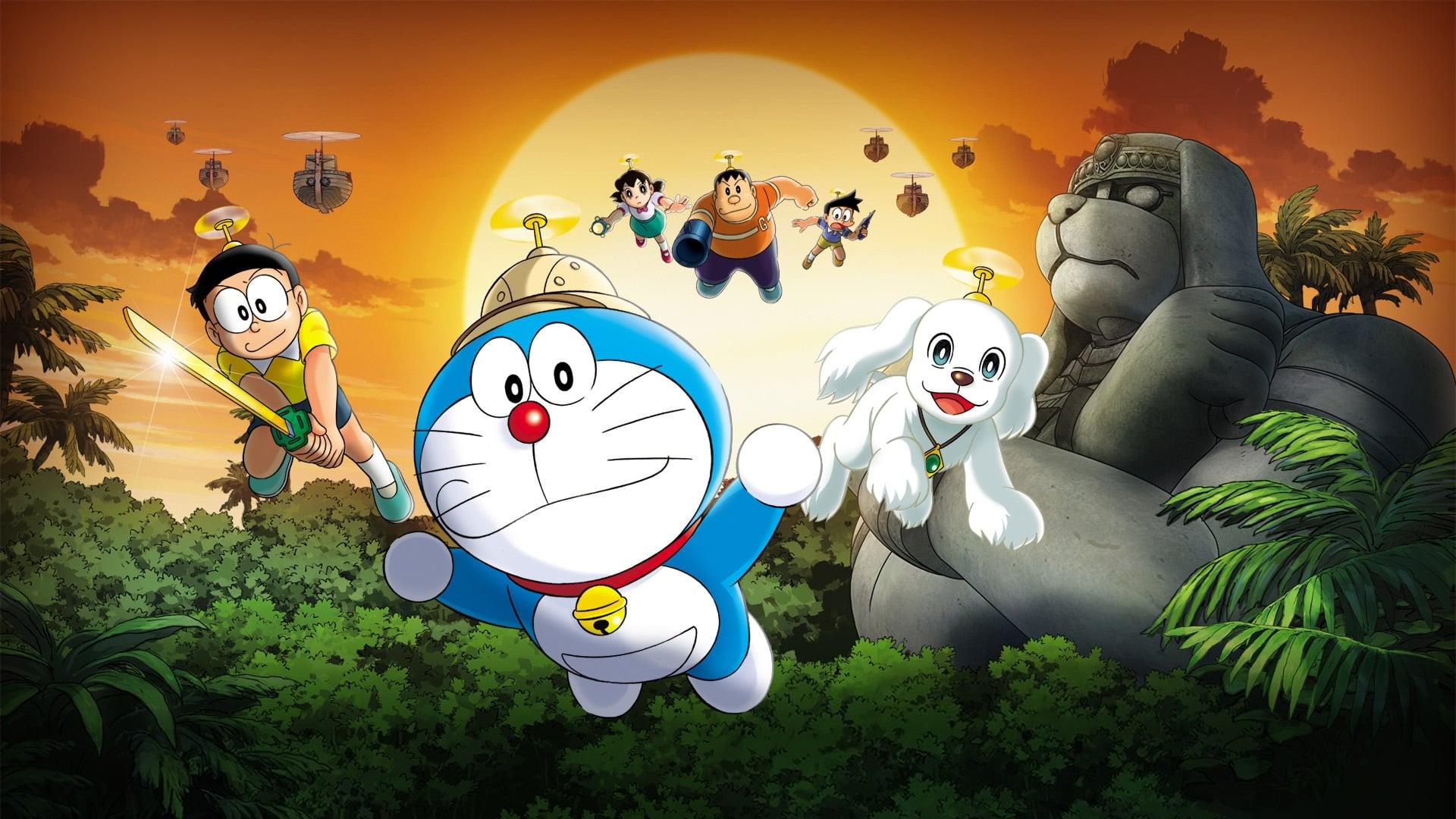 Doraemon: New Nobita's Great Demon - Peko and the Exploration Party of Five backdrop