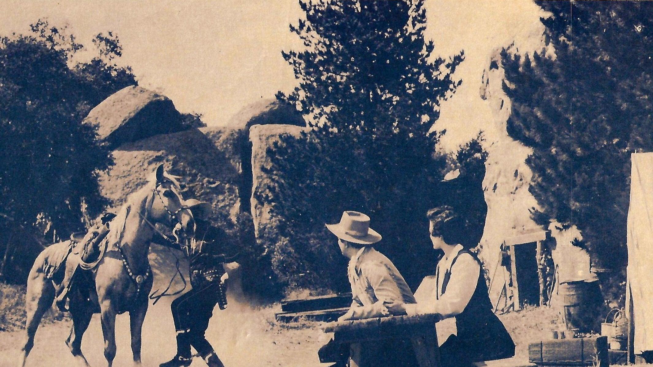 Riding with Buffalo Bill backdrop