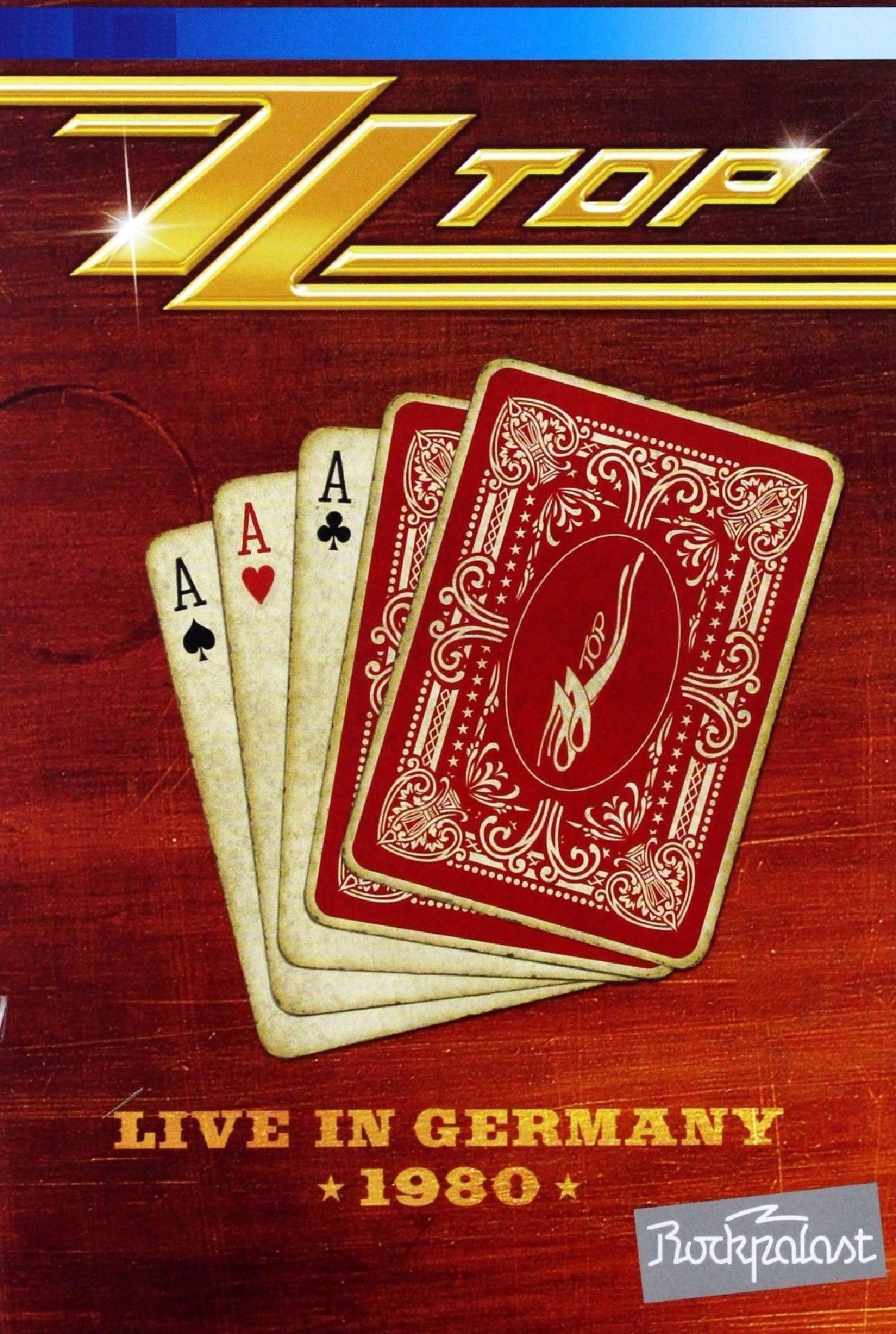 ZZ Top: Live in Germany 1980 poster
