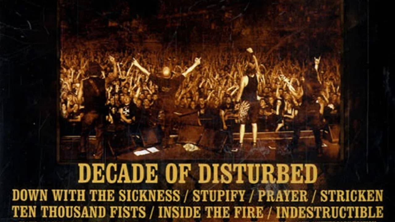 Decade of Disturbed backdrop