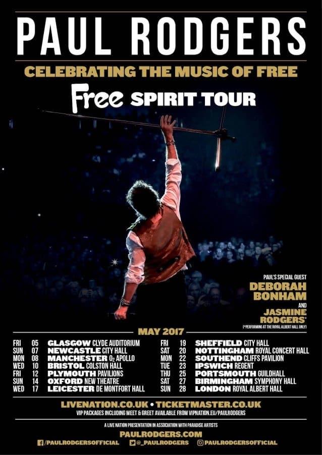 Paul Rodgers -  Free Spirit poster