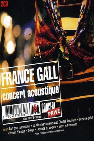 France Gall - Concert acoustique poster