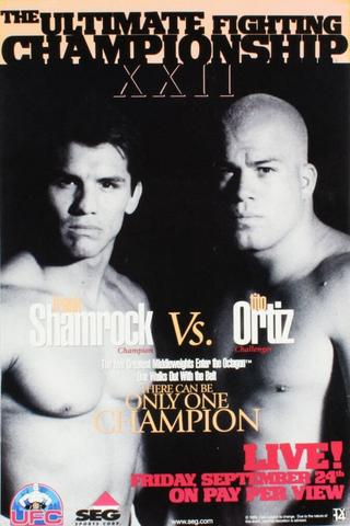 UFC 22: Only One Can be Champion poster