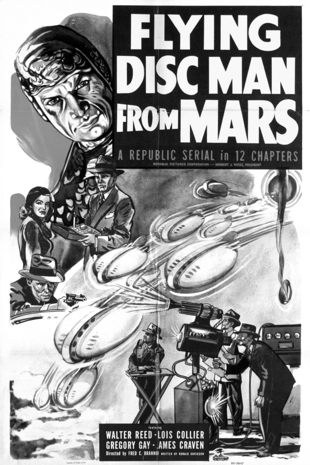 Flying Disc Man from Mars poster