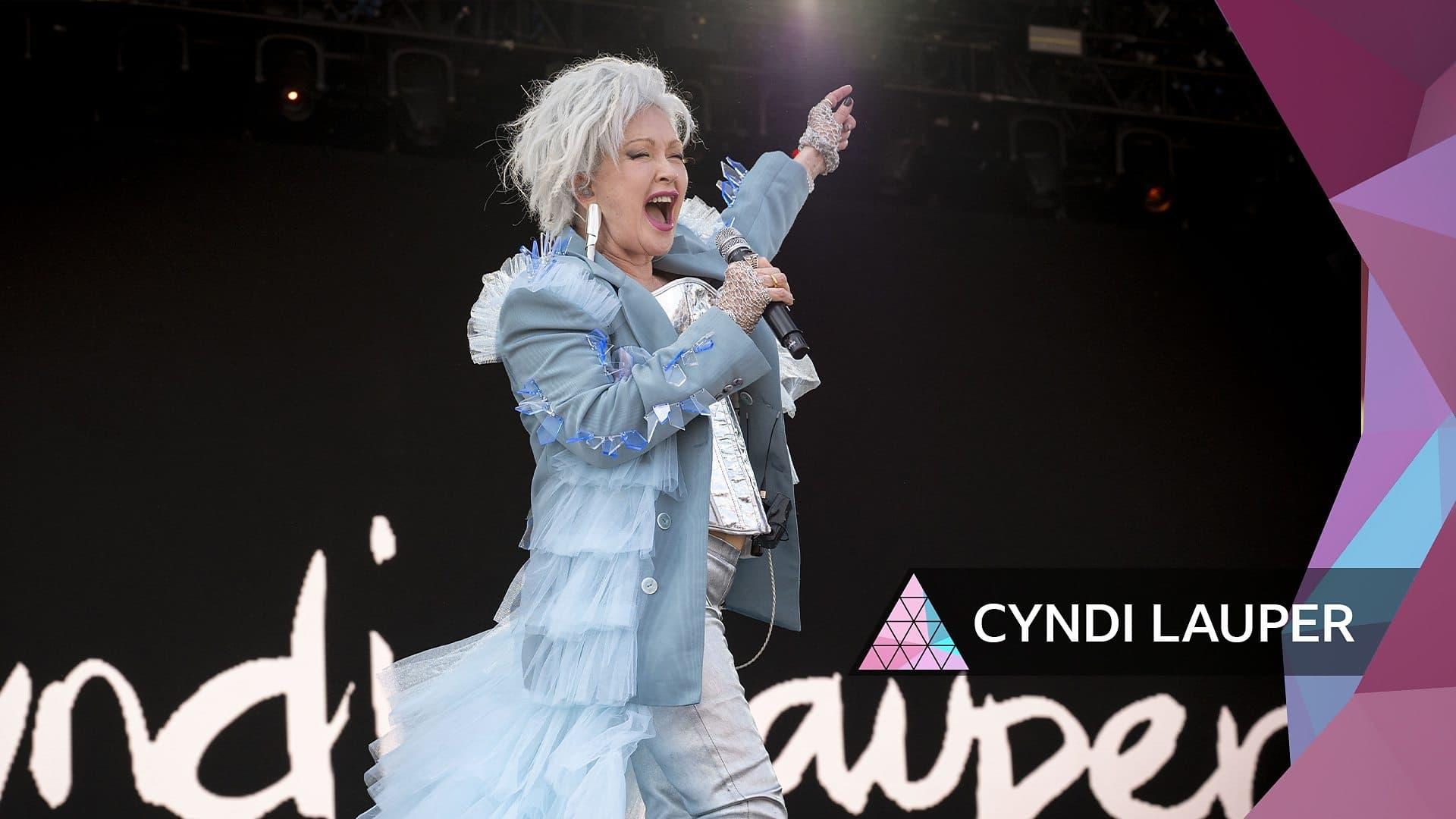 Cyndi Lauper: Glastonbury 2024 backdrop