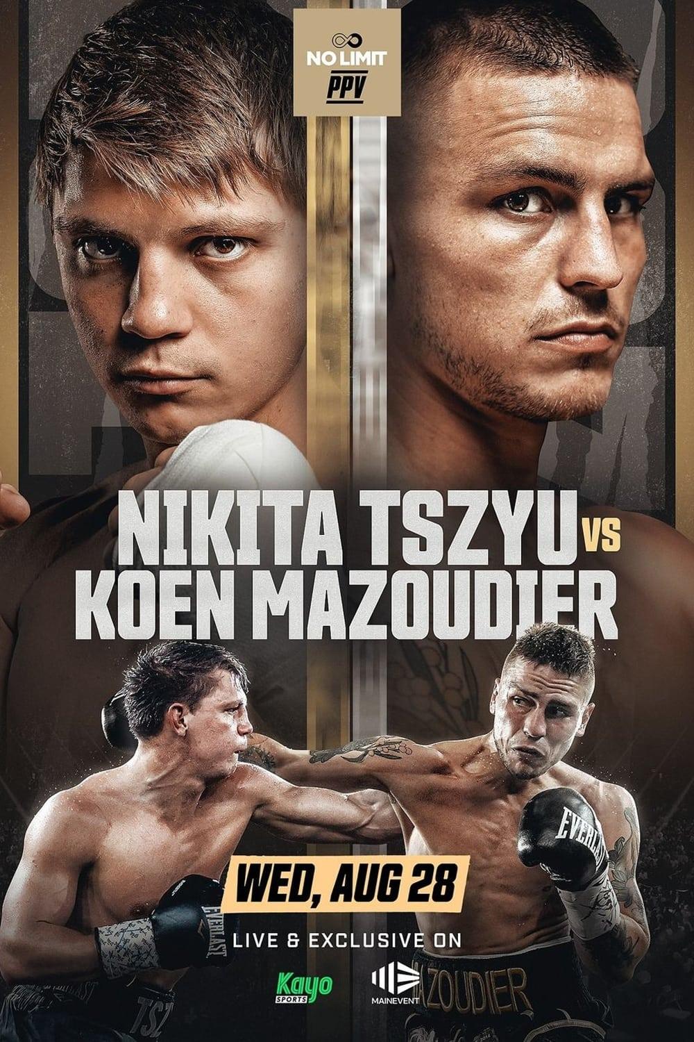 Nikita Tszyu vs. Koen Mazoudier poster