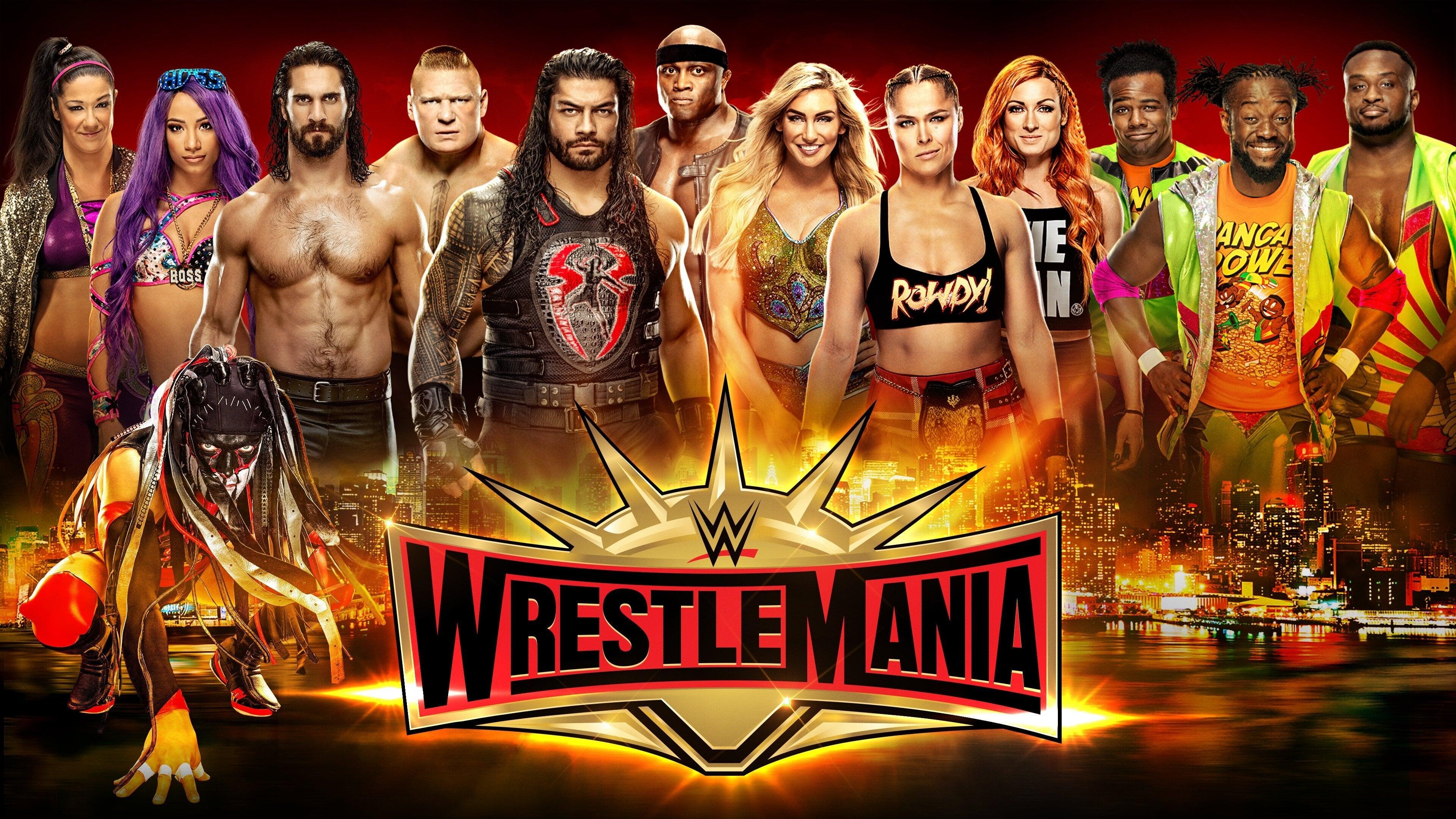 WWE WrestleMania 35 backdrop