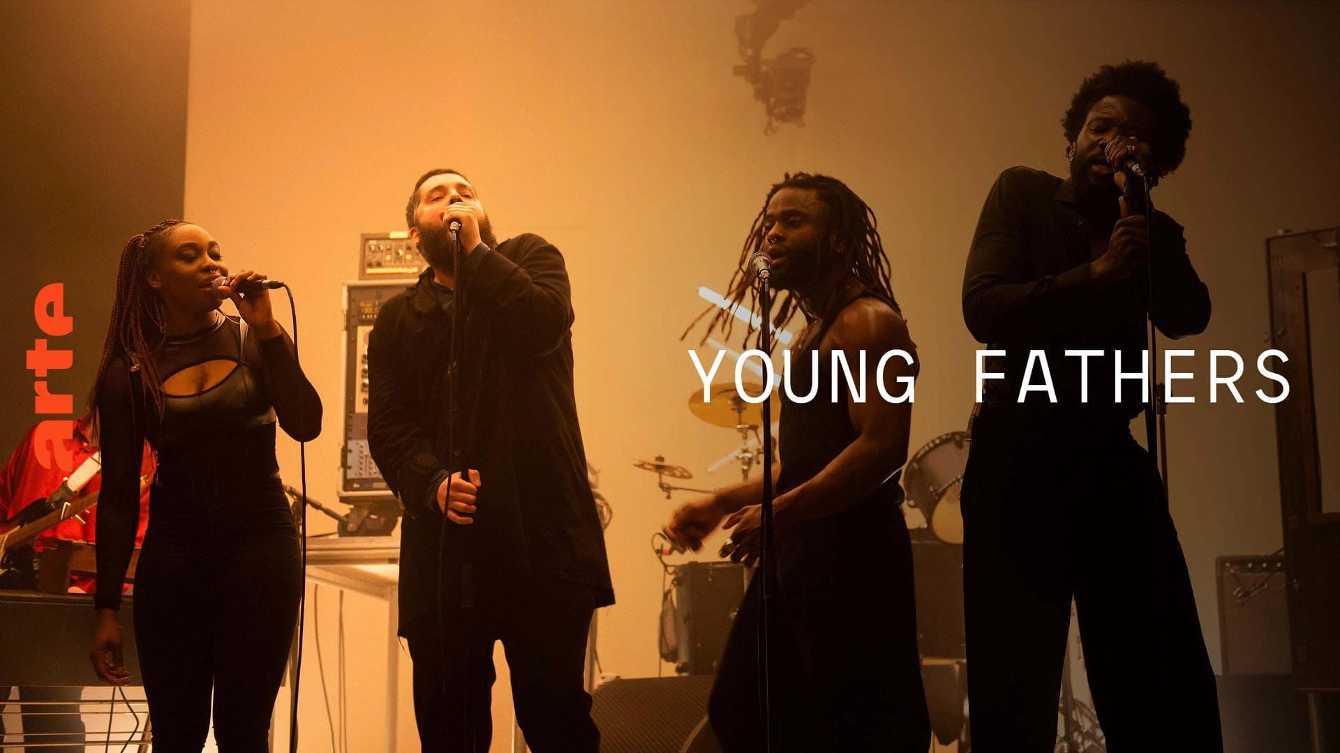 Young Fathers: Echoes with Jehnny Beth backdrop