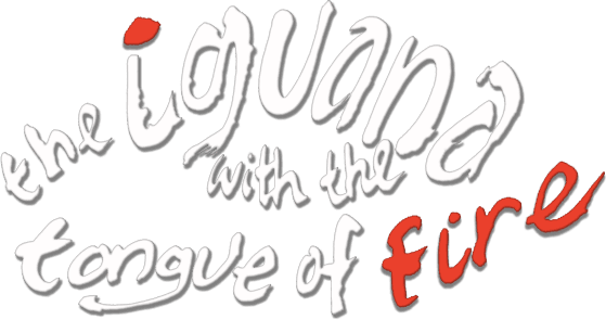 The Iguana with the Tongue of Fire logo