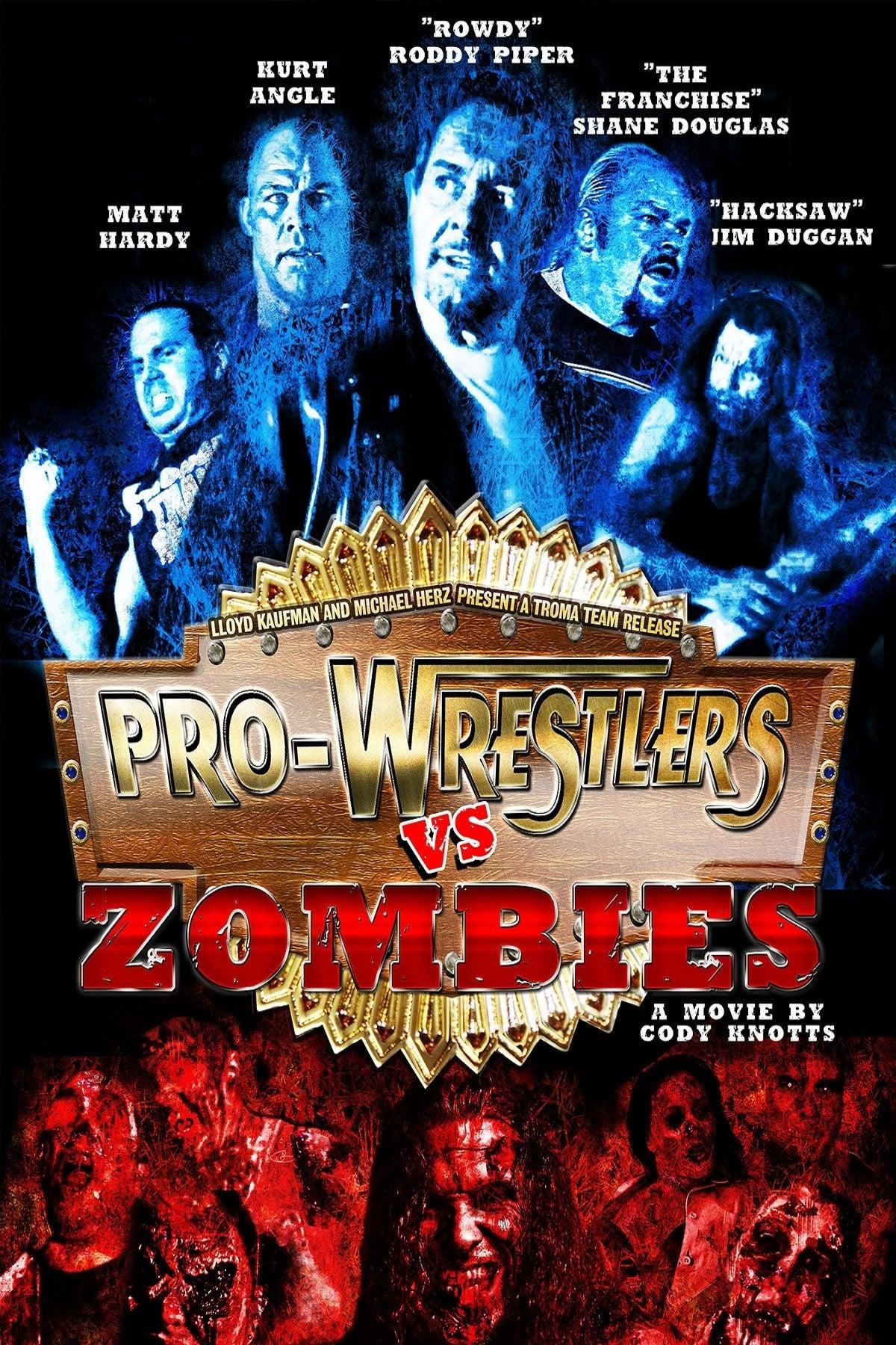 Pro Wrestlers vs Zombies poster