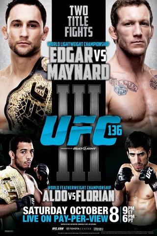 UFC 136: Edgar vs. Maynard III poster
