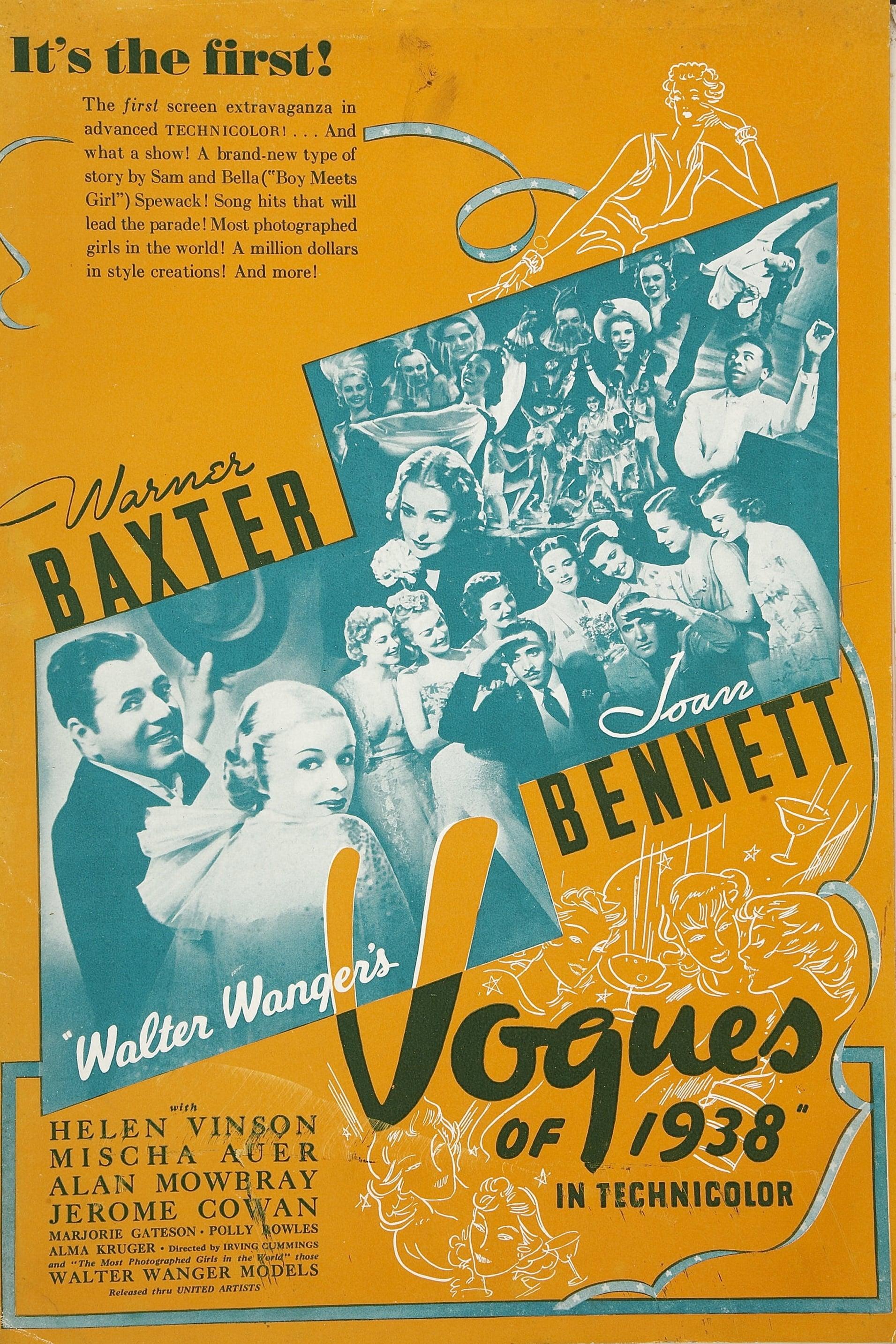 Vogues of 1938 poster