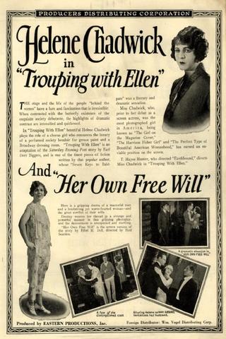 Trouping with Ellen poster