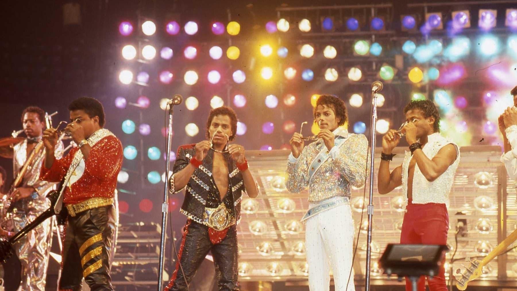 Michael Jackson & The Jacksons - Live Toronto backdrop