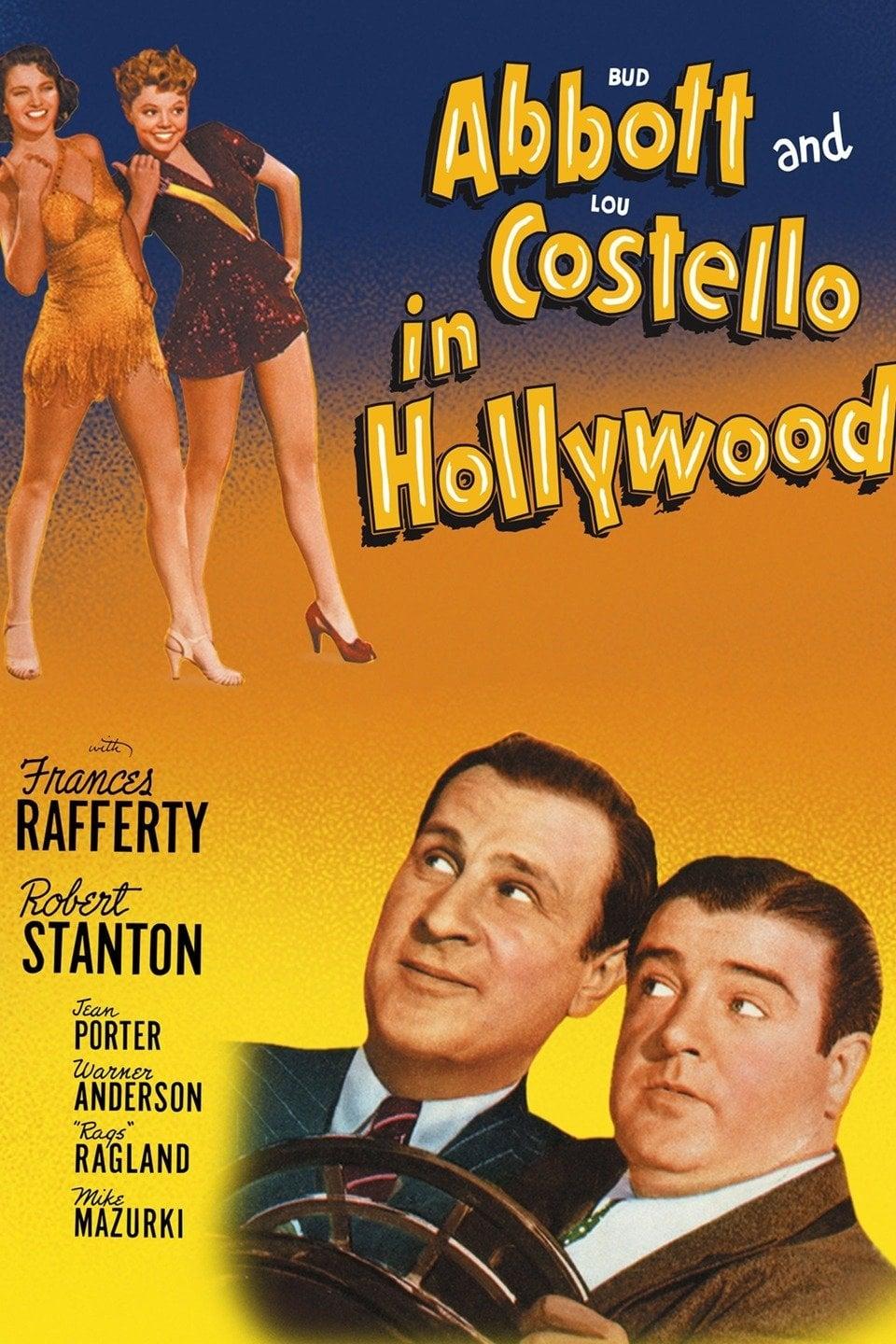 Bud Abbott and Lou Costello in Hollywood poster