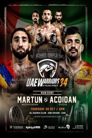 UAE Warriors 34 poster