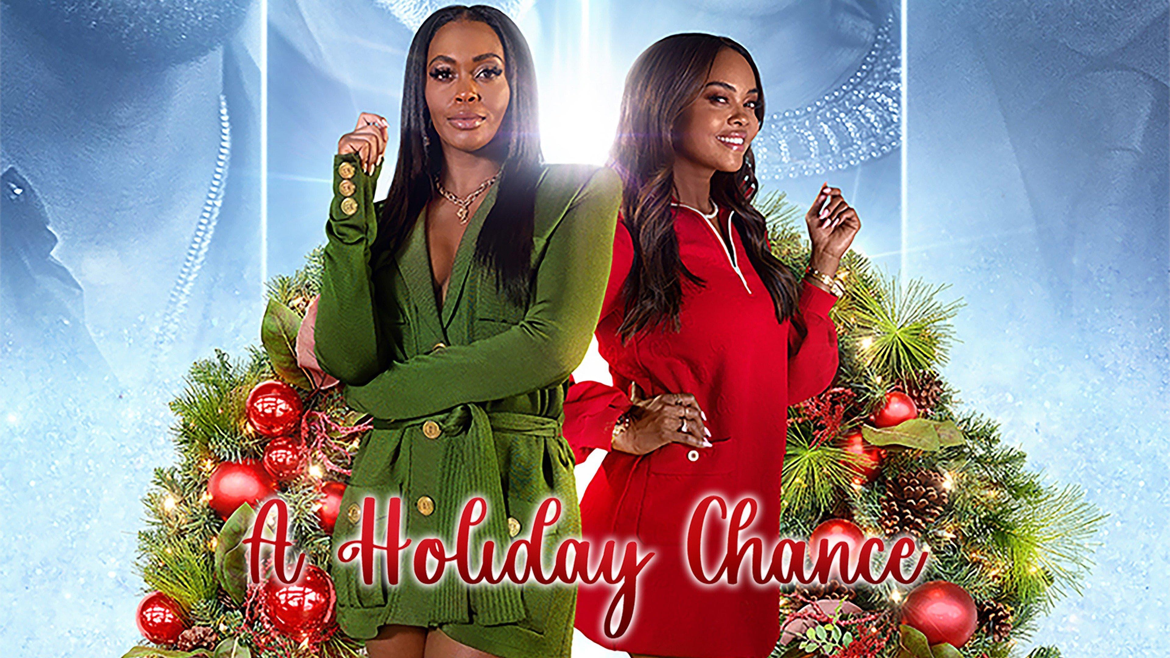 A Holiday Chance backdrop