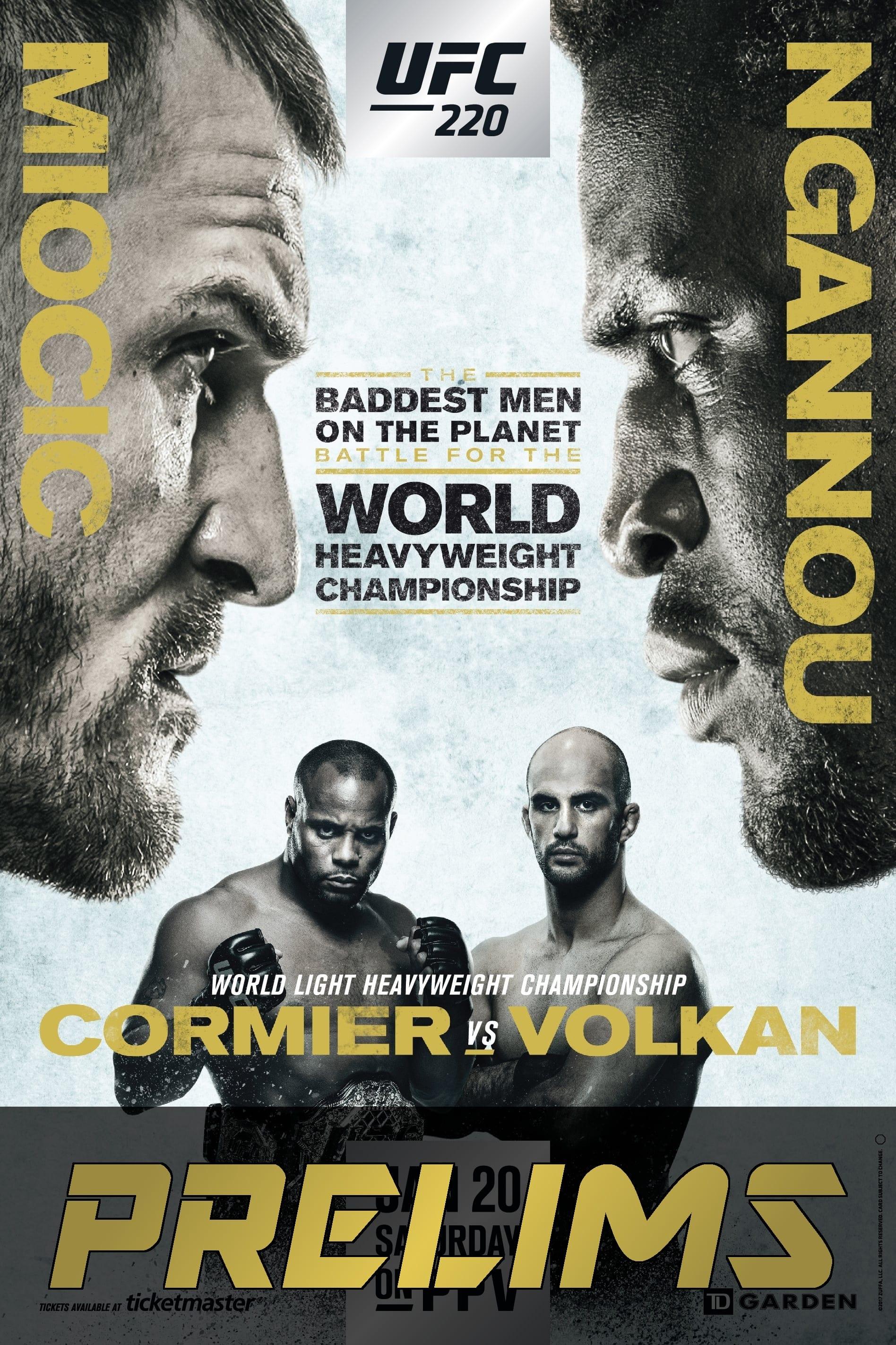 UFC 220: Miocic vs. Ngannou poster