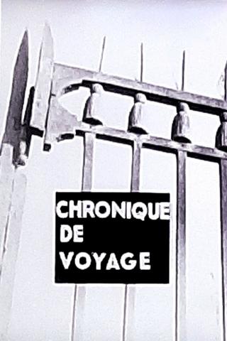 Chronique de voyage poster