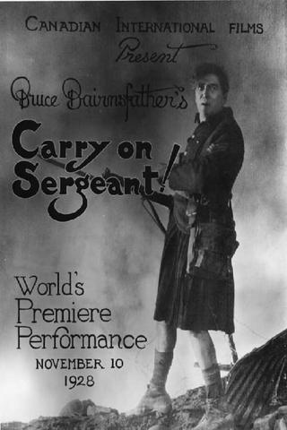 Carry on, Sergeant! poster