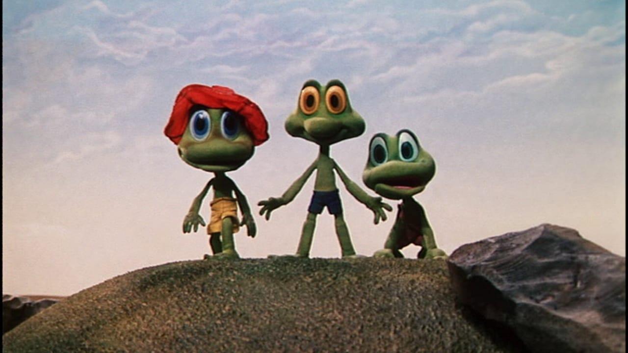 Three Little Froggies #1 backdrop
