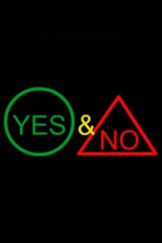 Yes & No poster