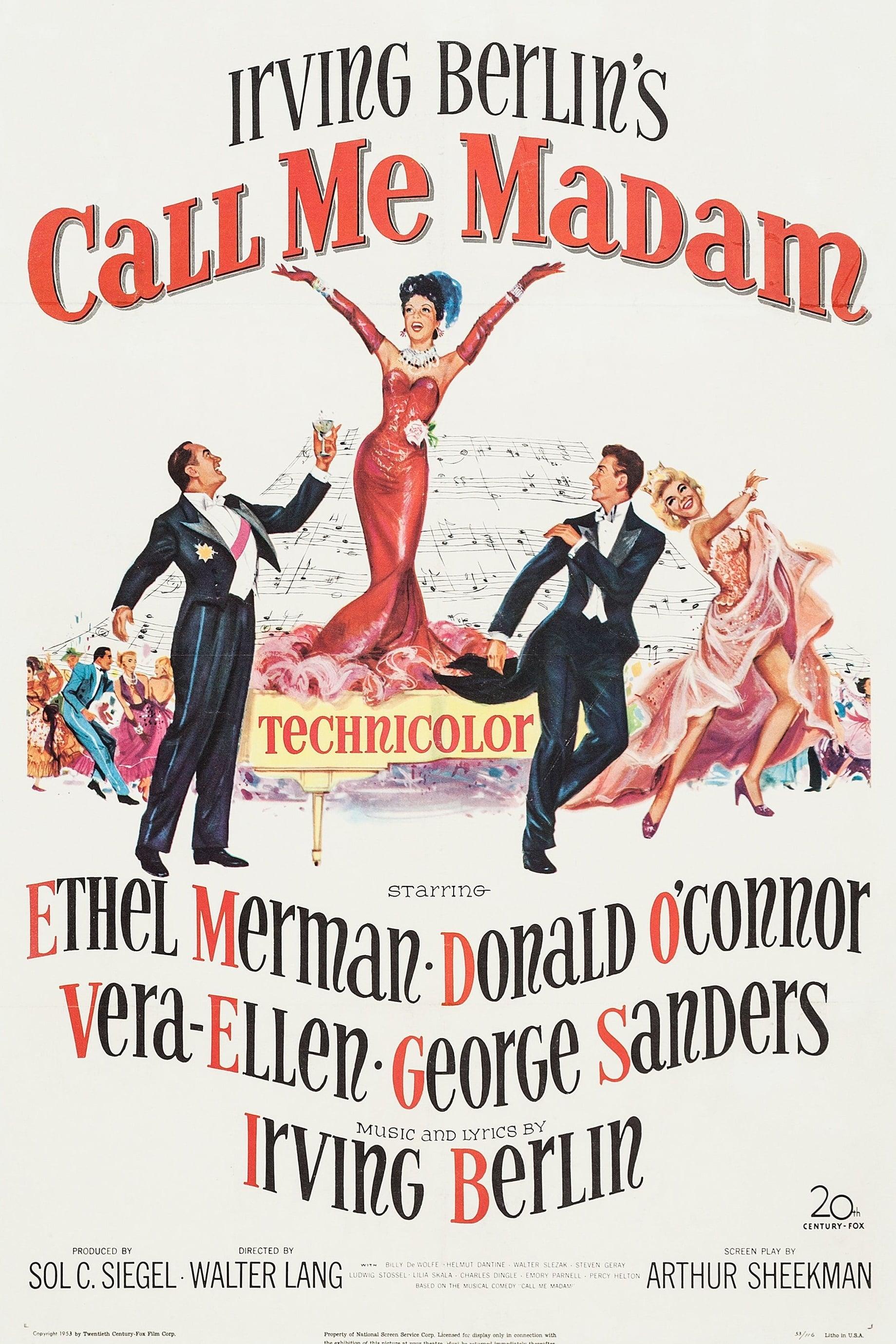 Call Me Madam poster