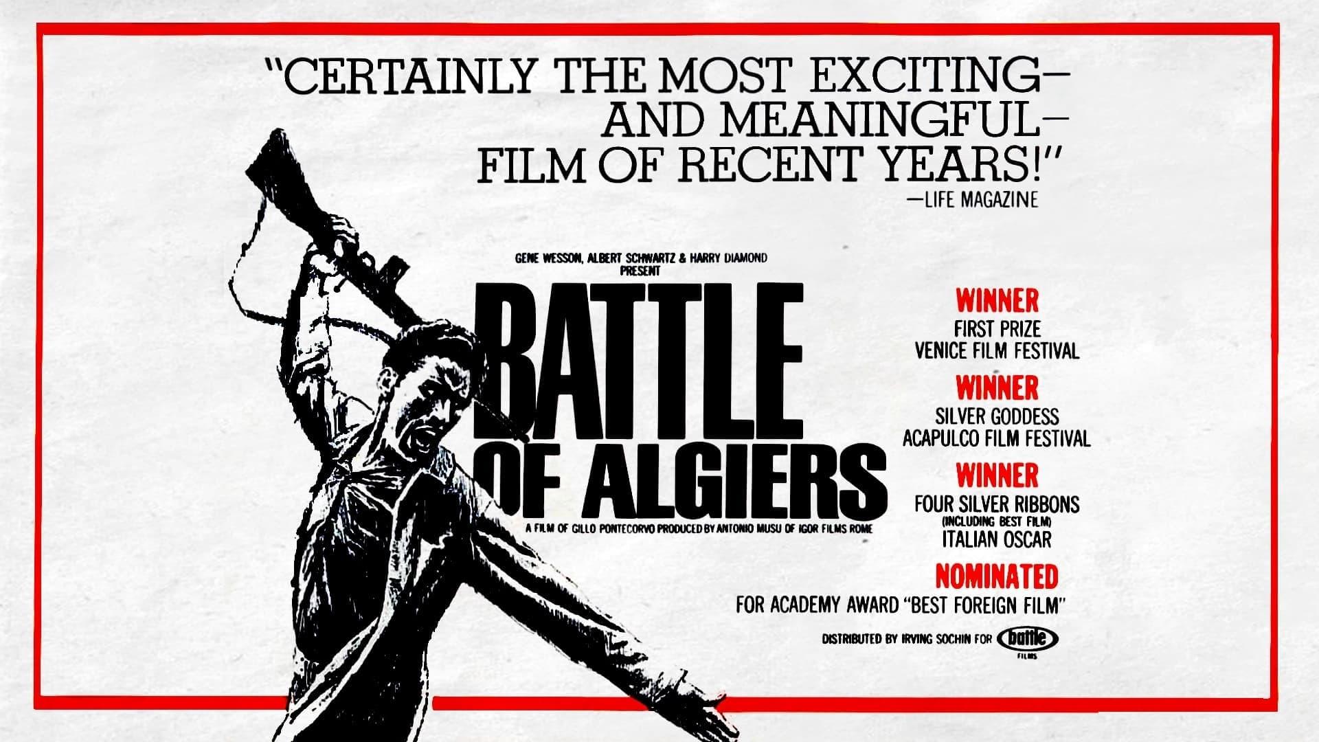 La Bataille d'Alger, l'empreinte backdrop