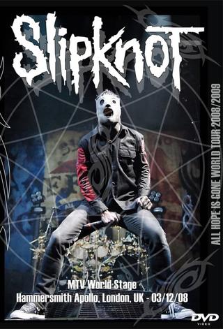 Slipknot: MTV World Stage poster