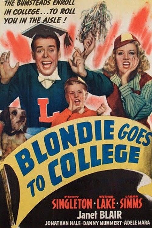 Blondie Goes to College poster