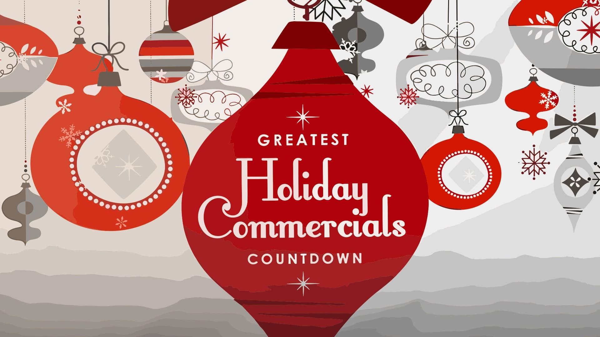 Greatest Holiday Commercials Countdown 2022 backdrop