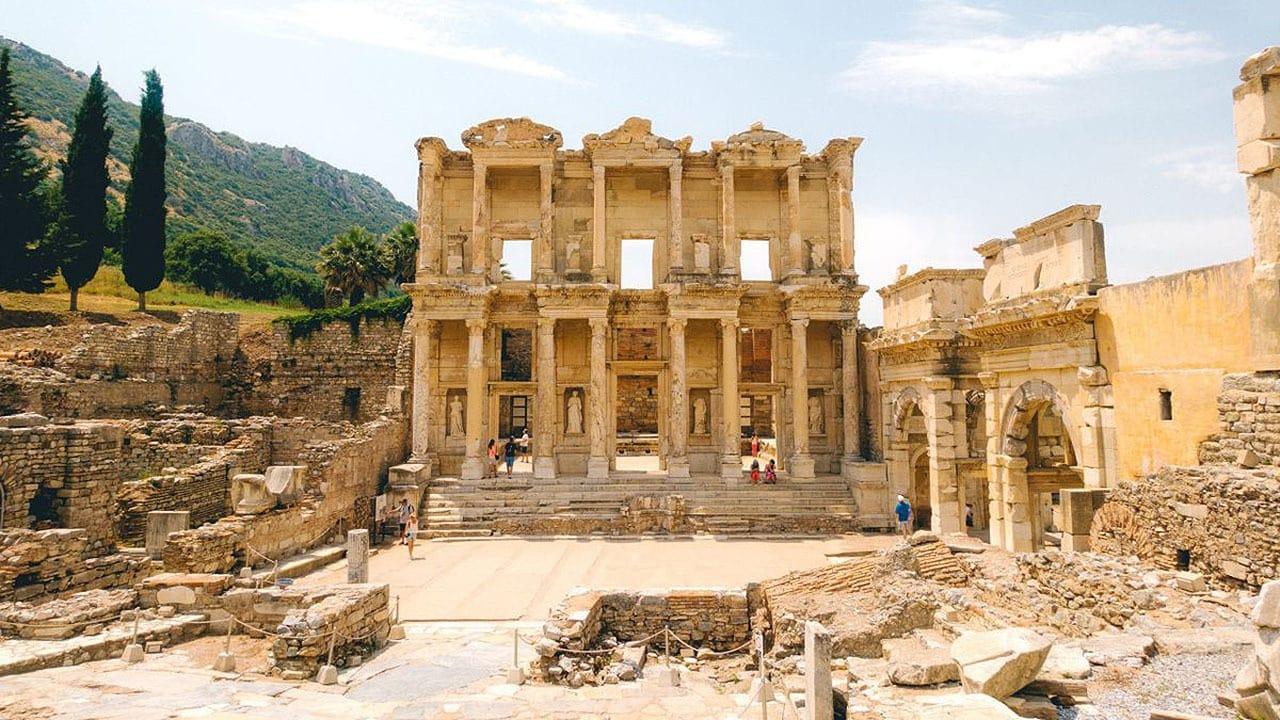 Exploring Ephesus backdrop