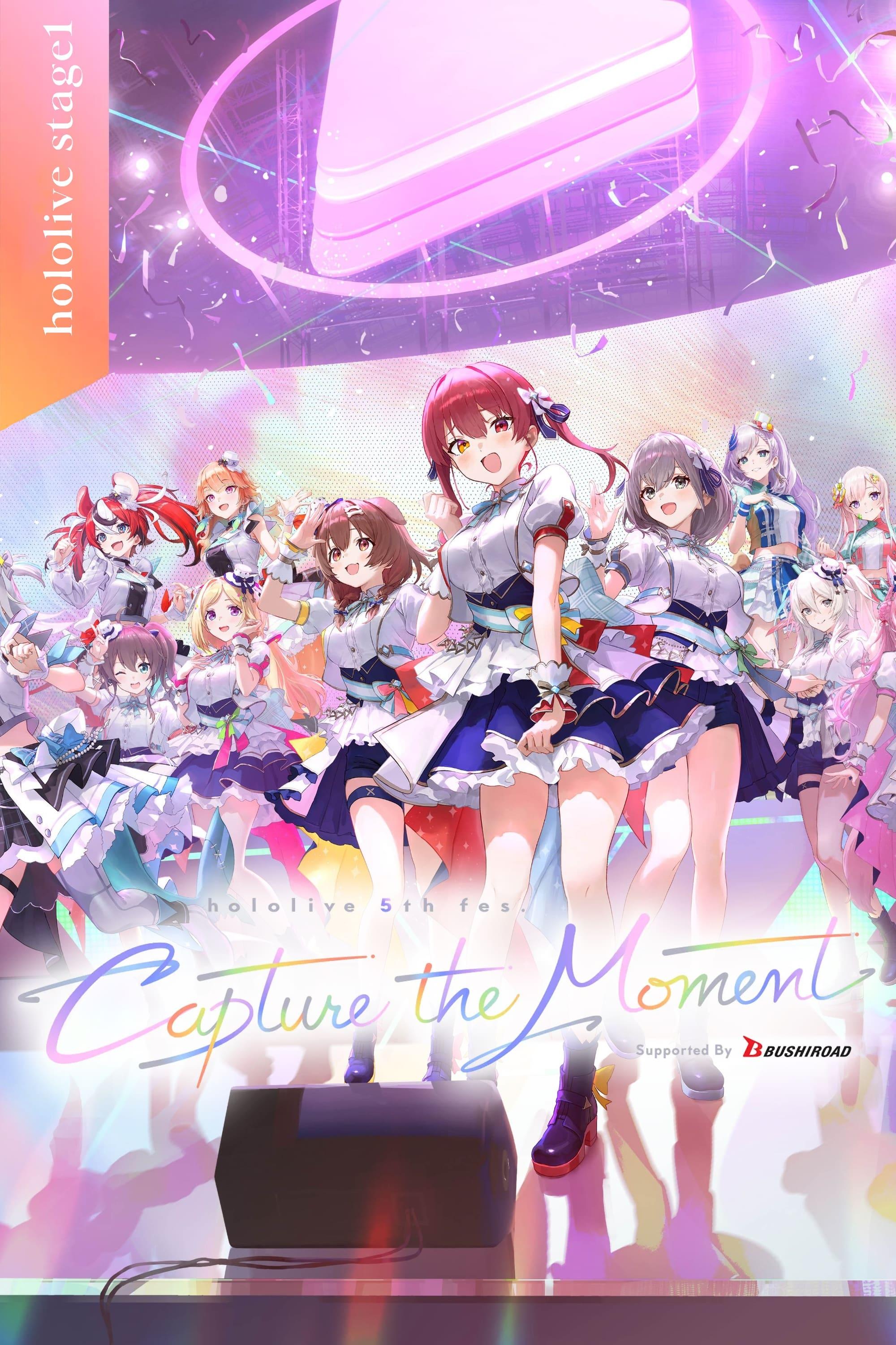 Hololive 5th fes. Capture the Moment Day 1 Stage 1 poster