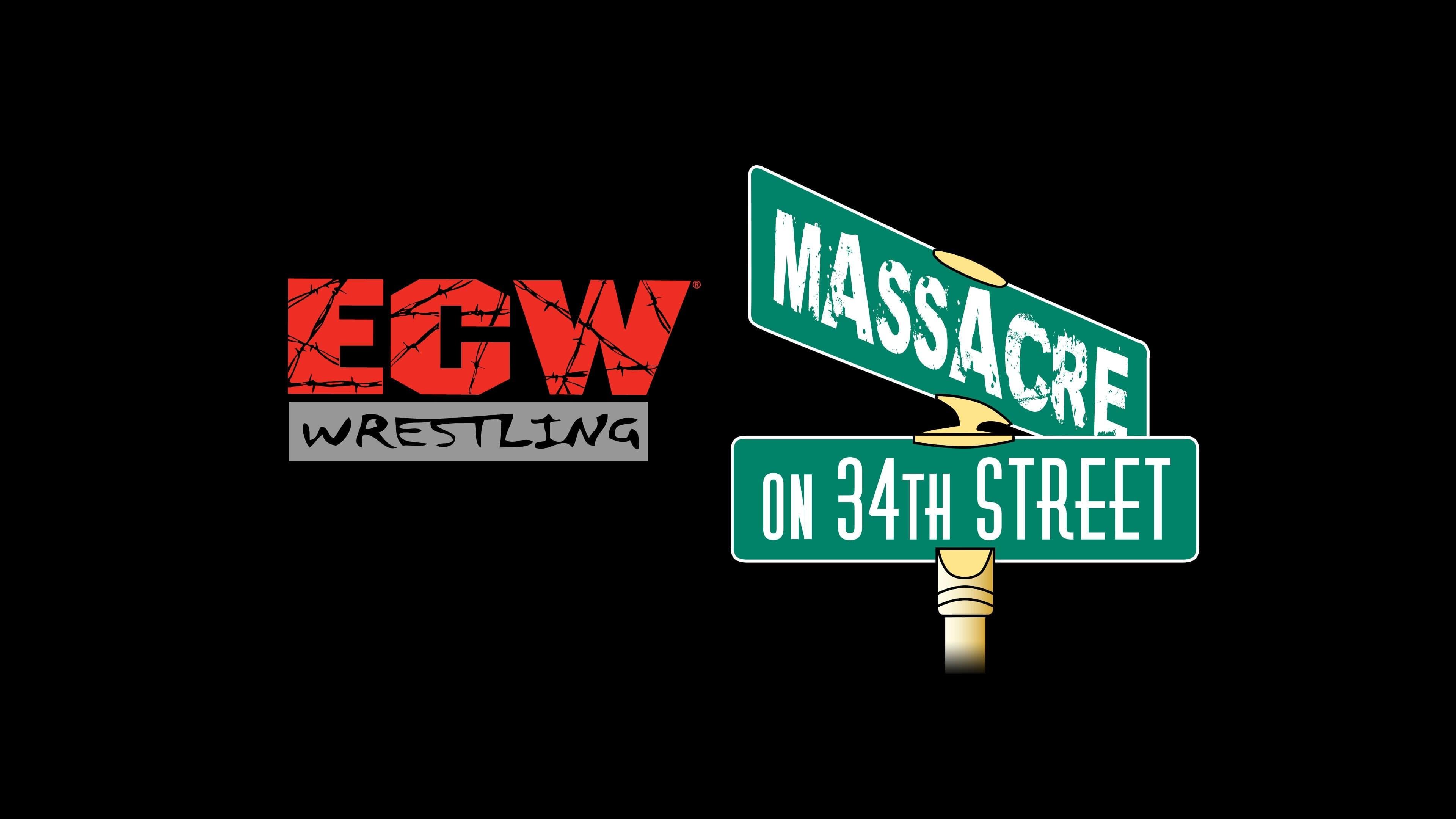 ECW Massacre on 34th Street backdrop