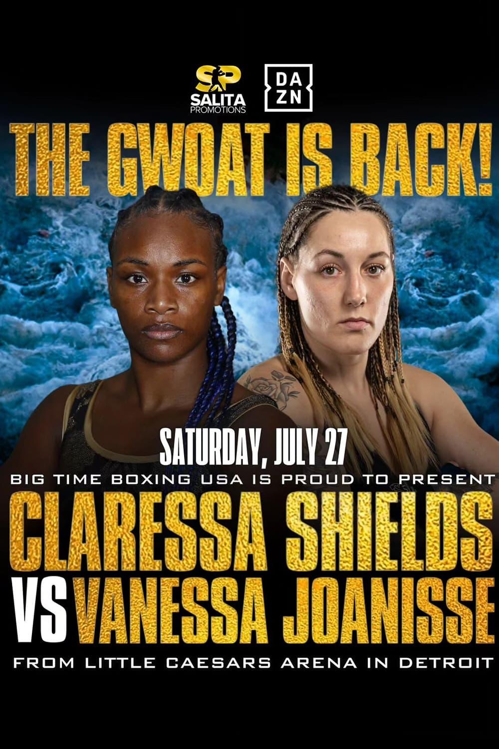 Claressa Shields vs. Vanessa Joanisse poster