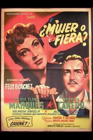 ¿Mujer... o fiera? poster