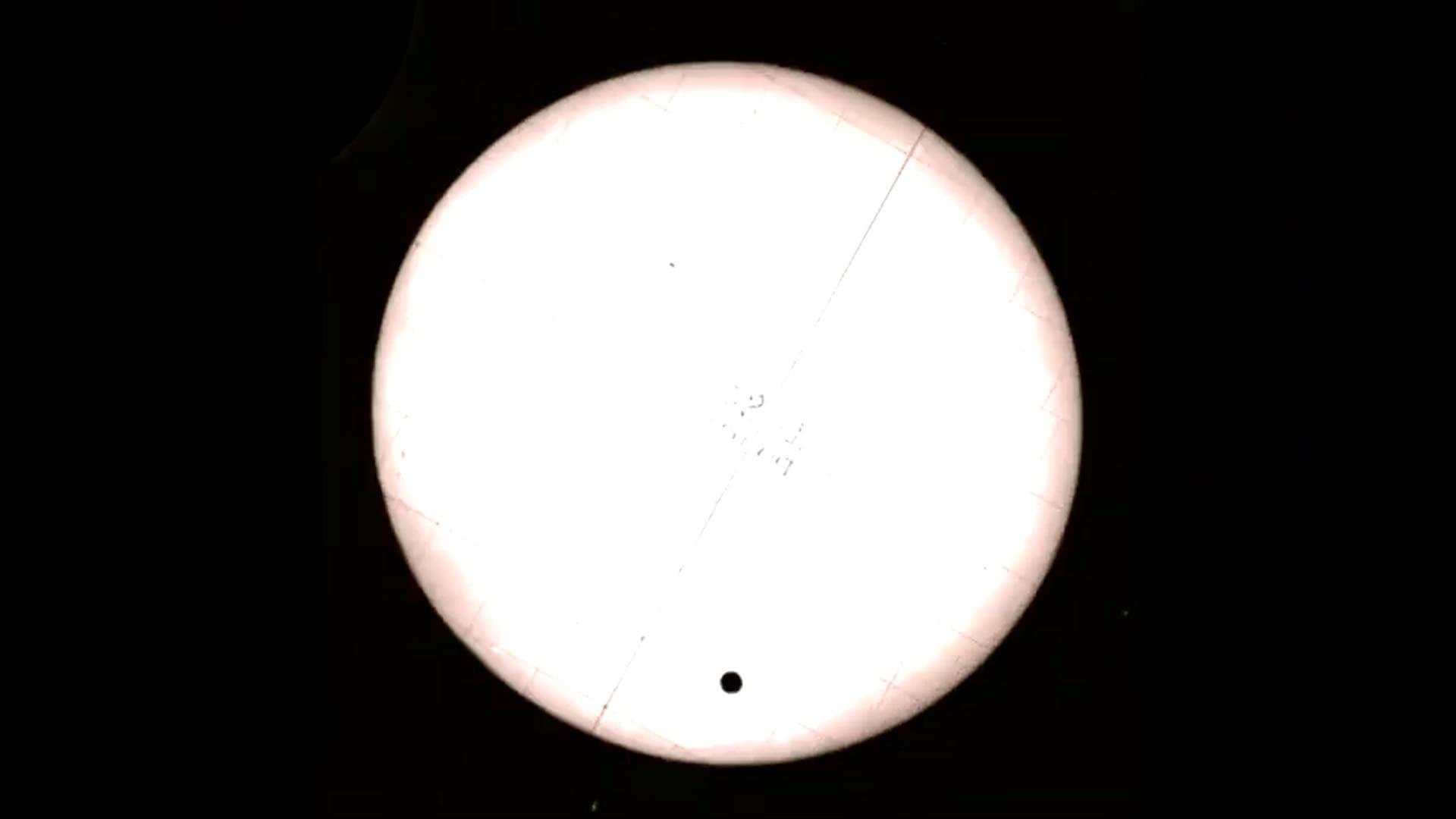 The 1882 Transit of Venus backdrop