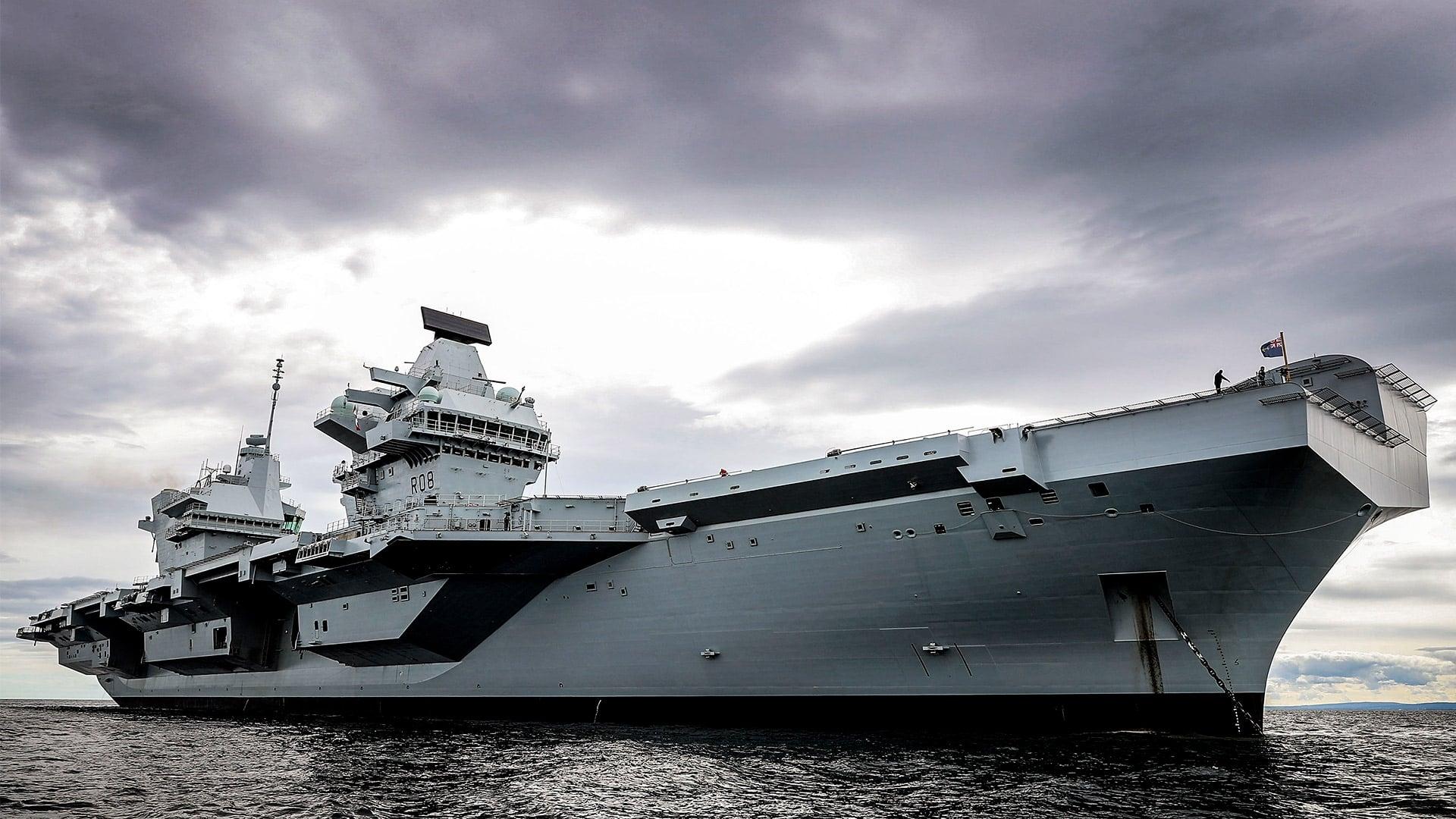 Britain's Biggest Warship backdrop