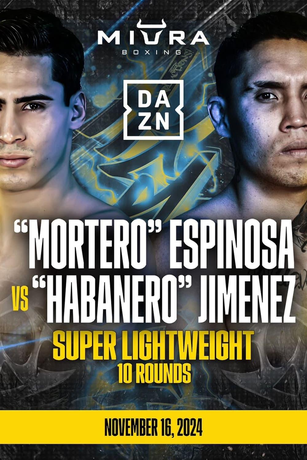 Jimerr Espinosa vs. Rogelio Jimenez poster