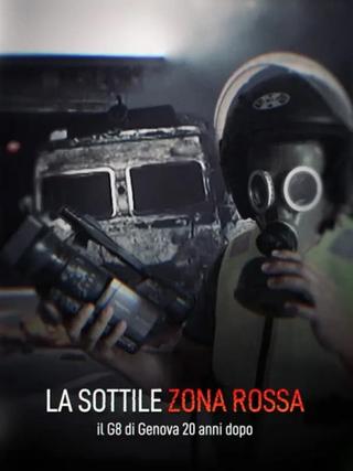 La sottile zona rossa poster