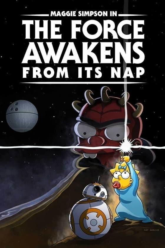 Maggie Simpson in "The Force Awakens from Its Nap" poster