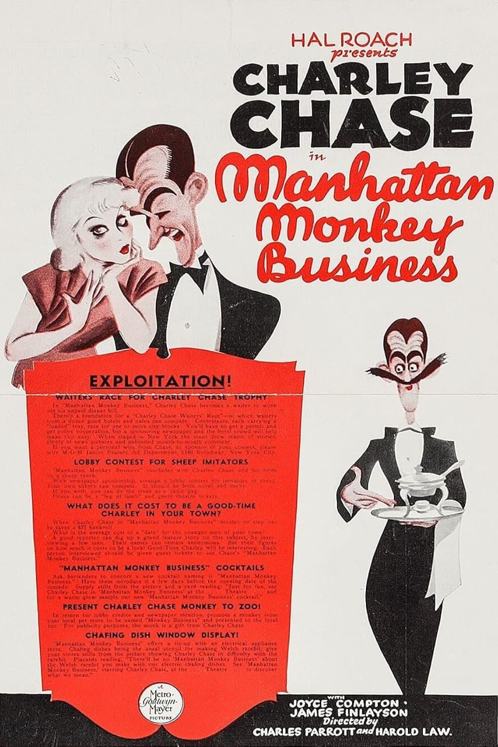 Manhattan Monkey Business poster