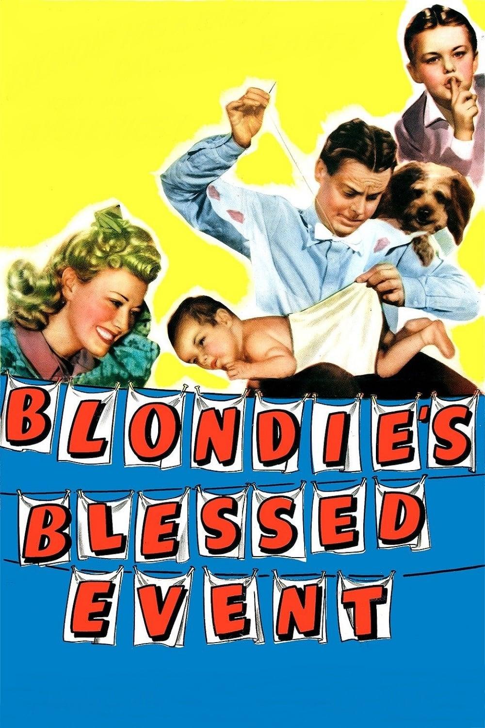 Blondie's Blessed Event poster