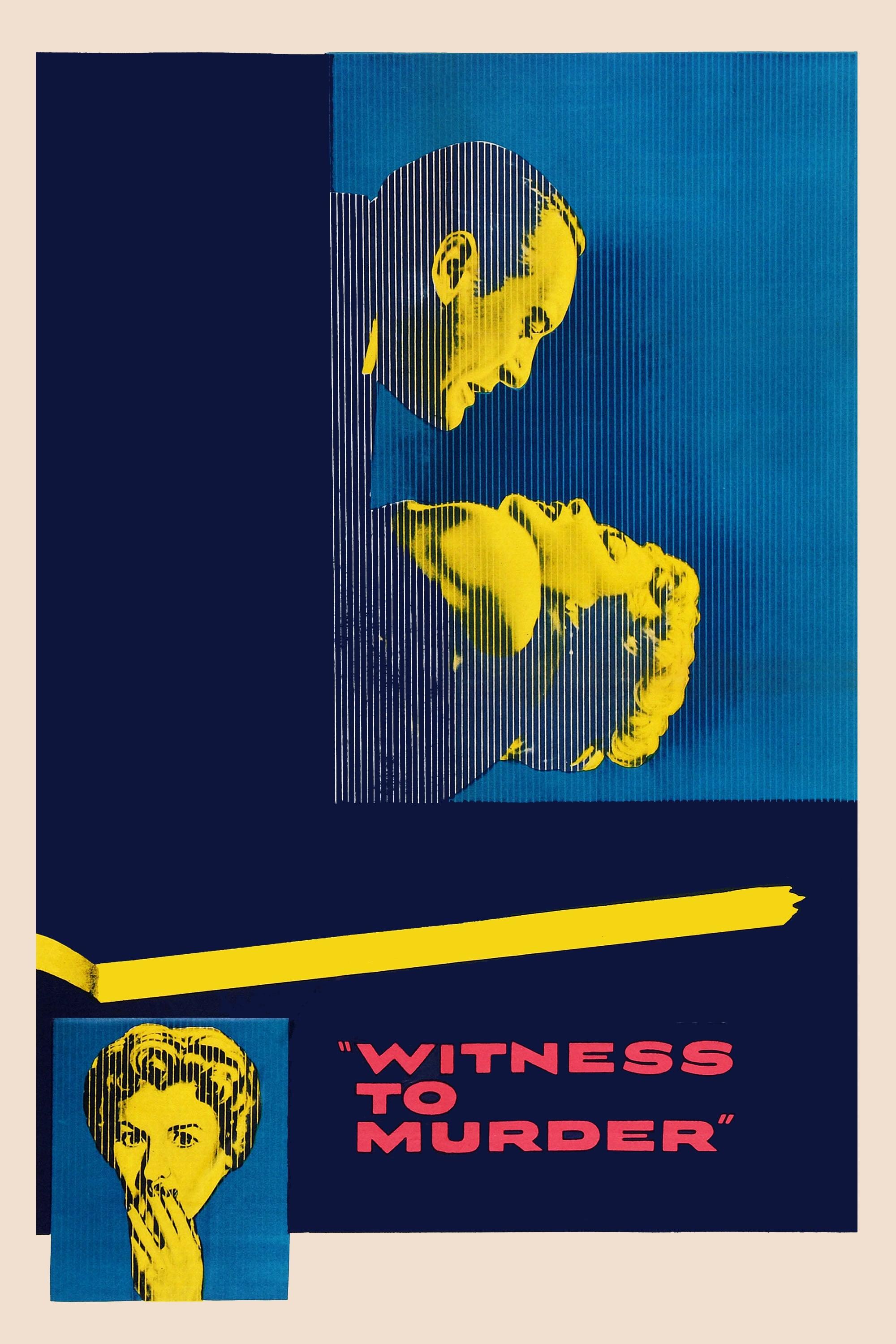 Witness to Murder poster