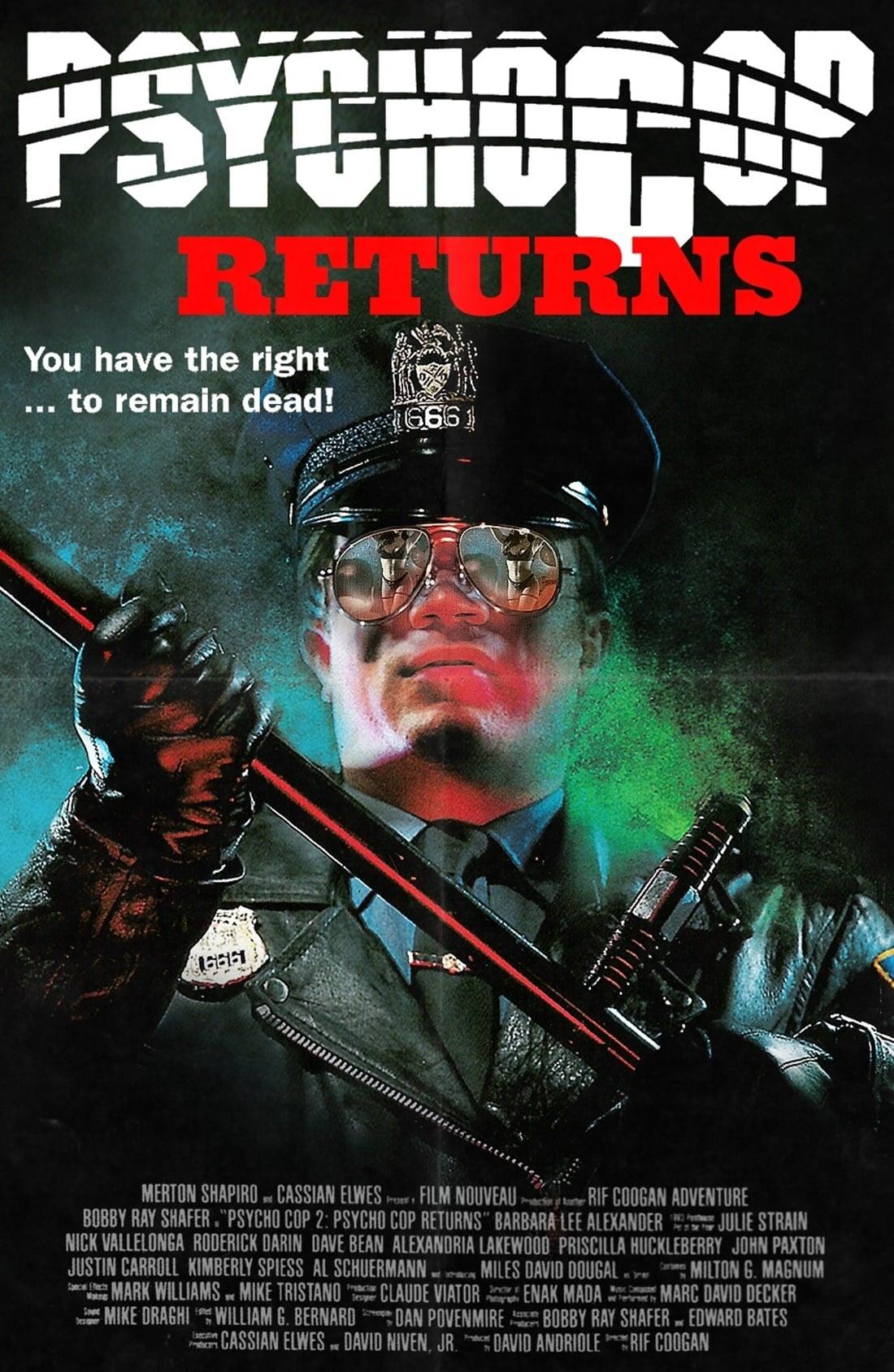 Psycho Cop Returns poster